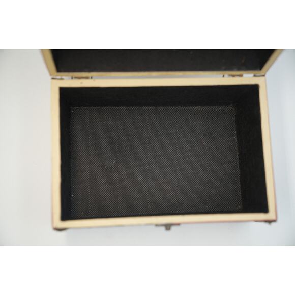 Vintage‎ American Flag Storage Chest Box Patriotic Decor 12"x7"x8" Rustic Metal - Picture 14 of 16